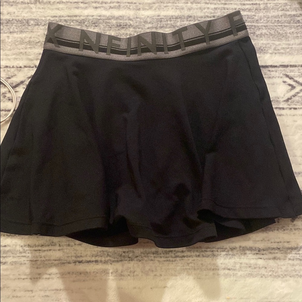 Infinity Black Athletic Skirt
